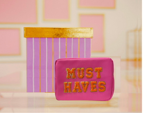 MUST HAVES - PATCH BAG (MIX & MATCH STYLES-ACCESSORIES COLLECTION ONLY/$100 MINIMUM)