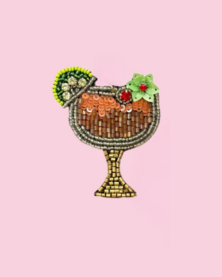 Mai Tai Orange Drink Pin