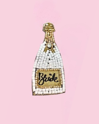 Bride Champagne Pin