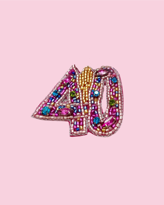 #40 Birthday Pin