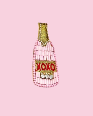XOXO Champagne Pin
