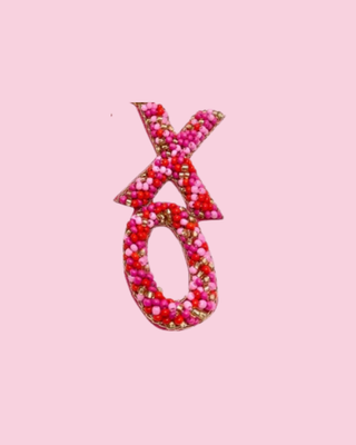 Pink & Red XO Pin