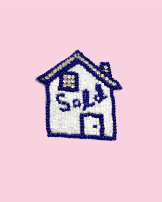 Blue Sold Pin