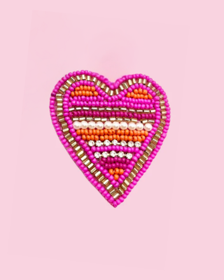 Pink Heart Pin