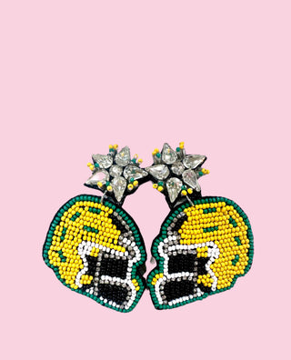 A2A Green & Yellow Helmet (Mix & Match Any 10 or More Pair)
