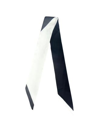 Twilly Scarf (BLACK/WHITE)