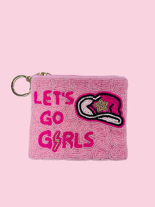 Let's go girls Beaded Coin Purse CP29 (Mix & Match Styles/$100 Minimum)
