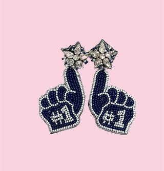 A4C Navy & Silver Spirit (Mix & Match Any 10 or More Pair)