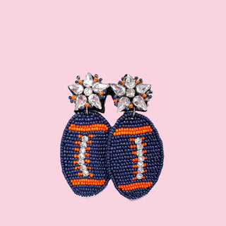 A9B Dark Blue & Orange Football (Mix & Match Any 10 or More Pair)