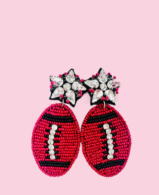 A16B Red & Black Football (Mix & Match Any 10 or More Pair)