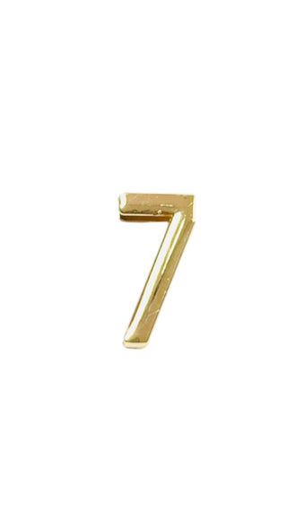 GOLD CHARM NUMBER (7)