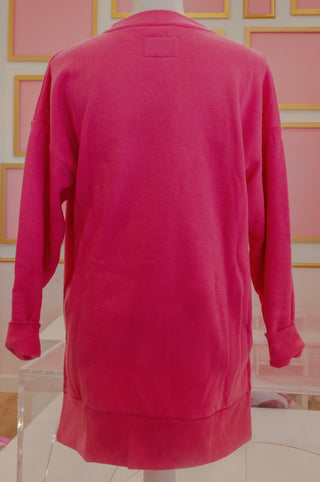 Hot Pink Sweatshirt - Size medium
