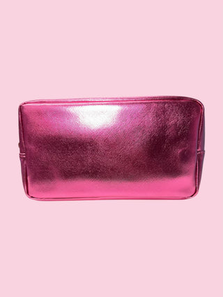 medium blank metallic pink - PATCH BAG ($100 MINIMUM)