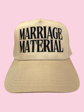 Marriage material Canvas trucker (Mix & Match Any 6 or More)