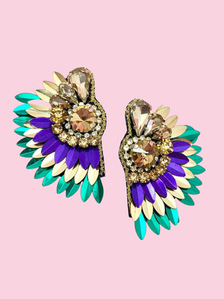 Mardi Gras Small Wing 150 (Mix & Match 10 or More Pair)