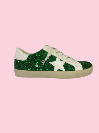 GREEN DEAN GLITTER SNEAKER-PRE PACK CASE OF 12