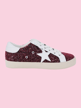 TEAM MAROON GLITTER SNEAKER-PRE PACK CASE OF 12