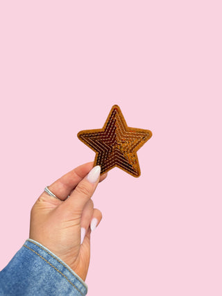 Star -  Copper (HEAT PRESS) ($100 MINIMUM ON PATCHES)