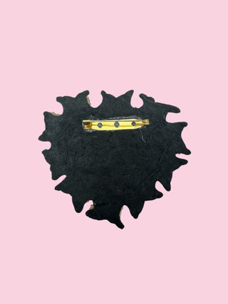 Red Rhinestone Heart Pin