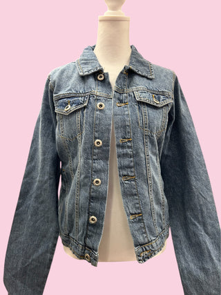 Dark Denim Red/Green Tiger Jacket - Size Large