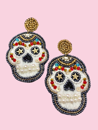 Skull White (Mix & Match Any 10 or More Pair)