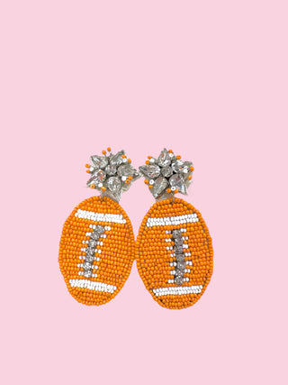 A12B Lighter Orange Football (Mix & Match Any 10 or More Pair)