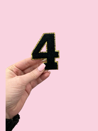 3" Varsity Numbers Black (STICKY BACK) 2 Packs of "0-9" $30 ($