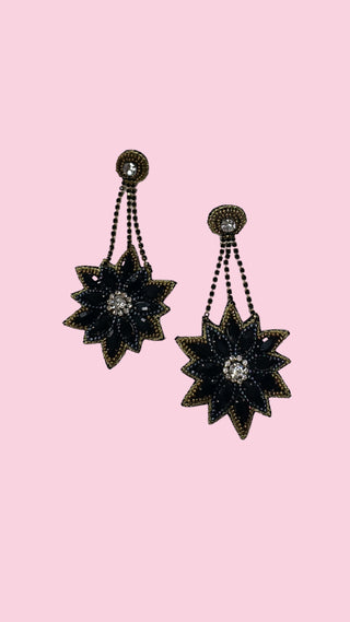 Star Drop Black 224(Mix & Match Any 10 or More Pair)