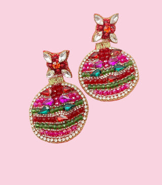 PINK/GREEN/RED ORNAMENT (Mix & Match Any 10 or More Pair)