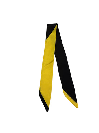 Twilly Scarf (BLACK/YELLOW)