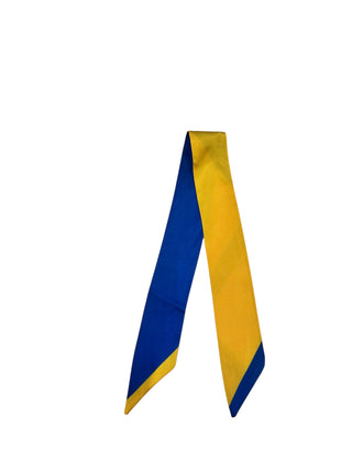 Twilly Scarf (BLUE/GOLD)
