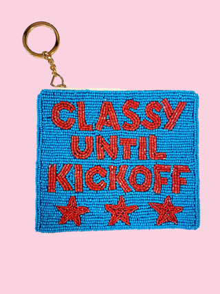 BLUE/RED CLASSY UNTIL KICKOFF COIN PURSE (Mix & Match Styles-Accessories Collection ONLY/$100 Minimum)