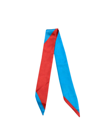 Twilly Scarf (BLUE/RED)