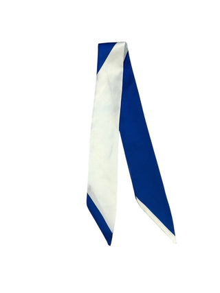 Twilly Scarf (BLUE/WHITE)