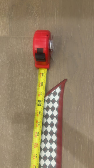 Twilly Scarf (CHECKERED CRIMSON TWILLY)