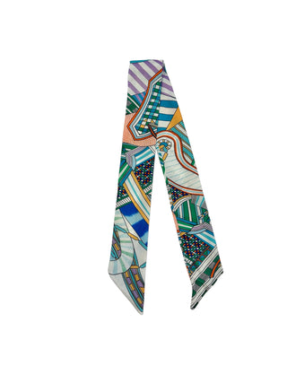 Twilly Scarf (COLORFUL ABSTRACT)