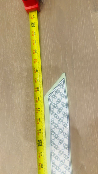 Twilly Scarf (LIGHT GREEN CHAIN TWILLY)