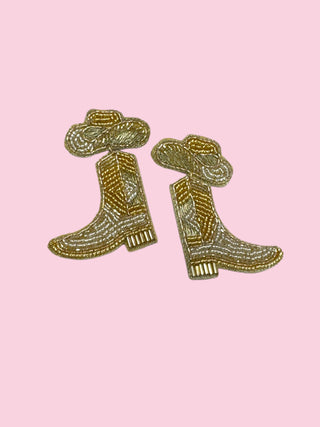 Gold Boots (MIX & MATCH ANY 10 OR MORE PAIRS)