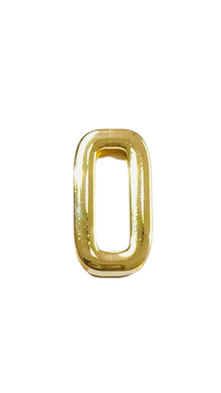 GOLD CHARM NUMBER (0)