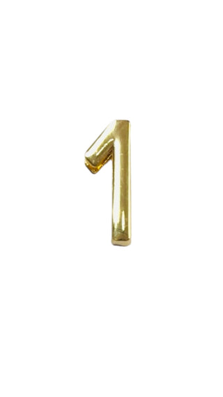 GOLD CHARM NUMBER (1)