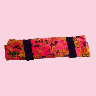 Pink Floral Mahjong Bag Set of 3