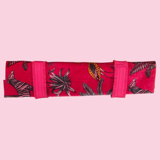 Pink Jungle Tiger Mahjong Bag Set of 3