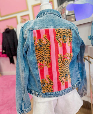 Denim Pink Tiger Jacket - Bulk Bundle (4)