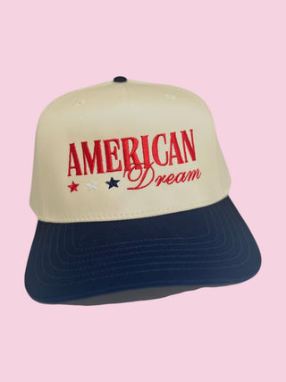 AMERICAN DREAM TRUCKER CANVAS - NAVY W/ RED THREAD (Mix & Match Any 6 or More) (Copy) (Copy)