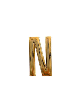 GOLD CHARM LETTER (N)