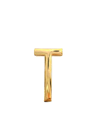 GOLD CHARM LETTER (T)