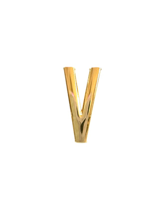 GOLD CHARM LETTER (V)