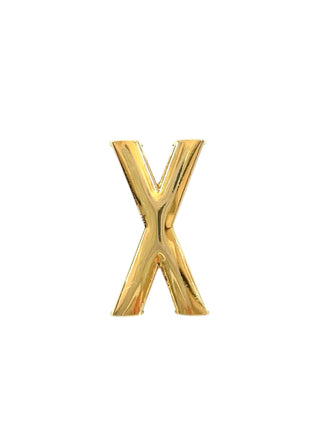 GOLD CHARM LETTER (X)