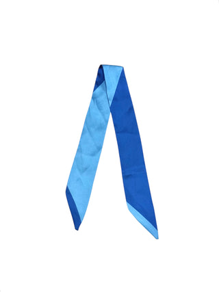 Twilly Scarf (LIGHT BLUE/DARK BLUE)