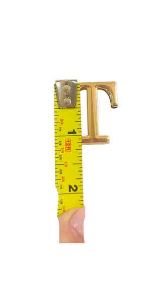 GOLD GREEK (T) - THESE MATCH THE GREEK ALPHABET